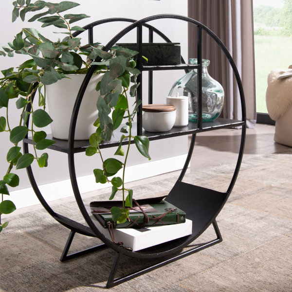 Williston Wohnling Standregal 60x62x20 Cm Dekoregal Schwarz